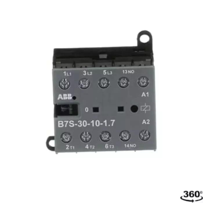 ABB B7S-30-10-1.7-71 B7S Contactor, 24 V DC Coil, 3-Pole, 20 A, 5.5 kW, 3NO, 690 V AC, GJL1313001R7101