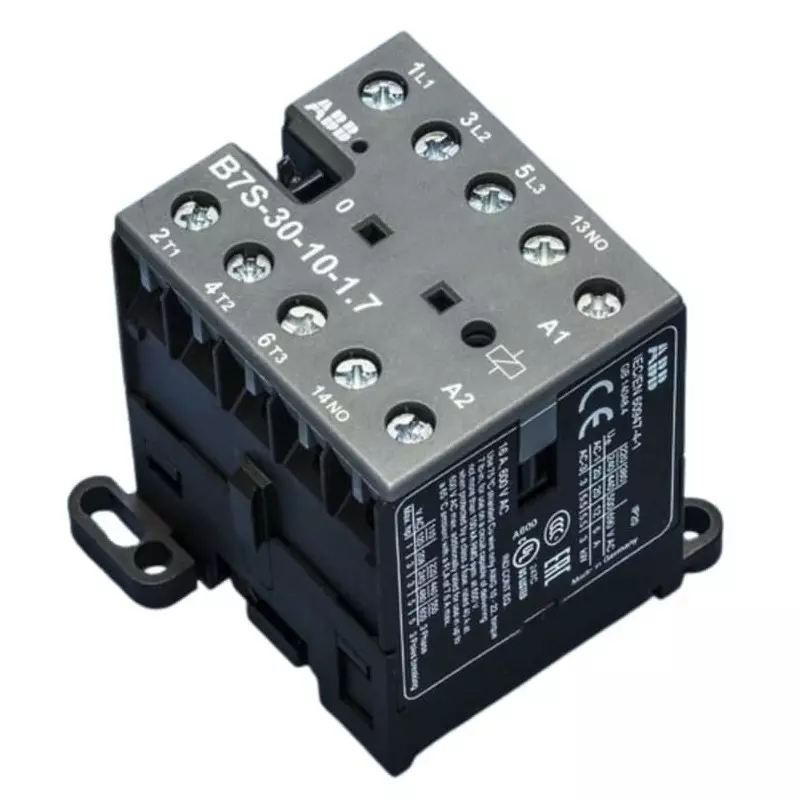 ABB B7S-30-10-1.7-71 B7S Contactor, 24 V DC Coil, 3-Pole, 20 A, 5.5 kW, 3NO, 690 V AC, GJL1313001R7101