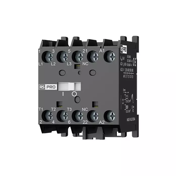 RS PRO Contactor 4 Pole 24 V Coil Voltage 7.5 kW Power Rating, 2842360