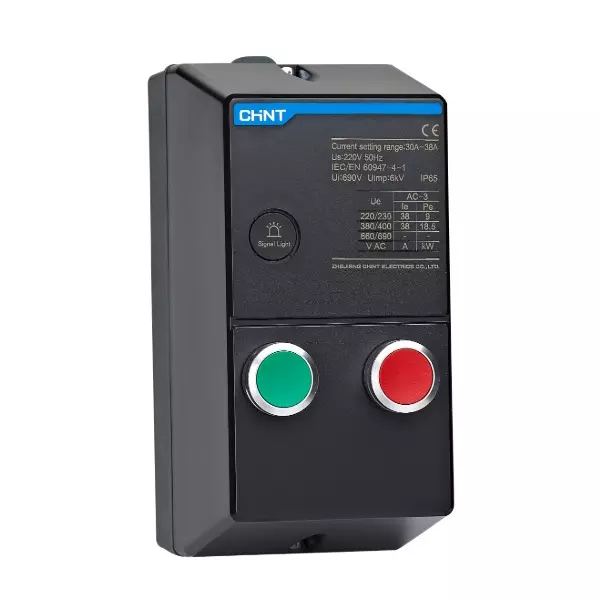 Chint Electromagnetic Starter 22 kW Rated Power NXQ Series IP65 Protection 415 V Rated Voltage (Rated Current: 23 - 50 Amp)
