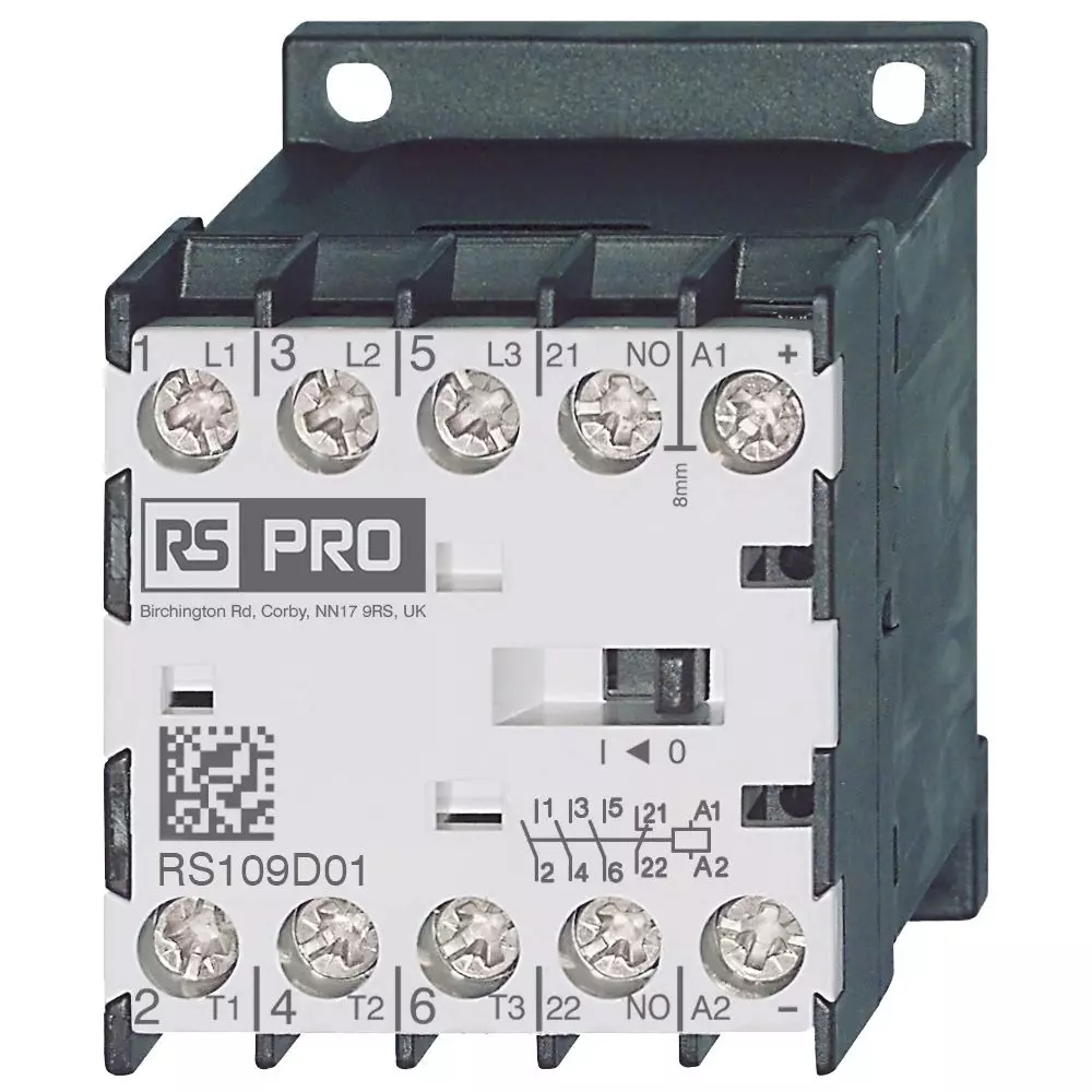 RS PRO Contactor 3 Pole 230 V AC Coil Voltage 9 Amp Contact Current, 2778392