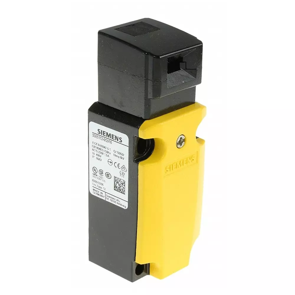 Siemens 3SE5 Safety Interlock Switch, 2NC/1NO, Keyed, Metal, 3SE5112-0QV10
