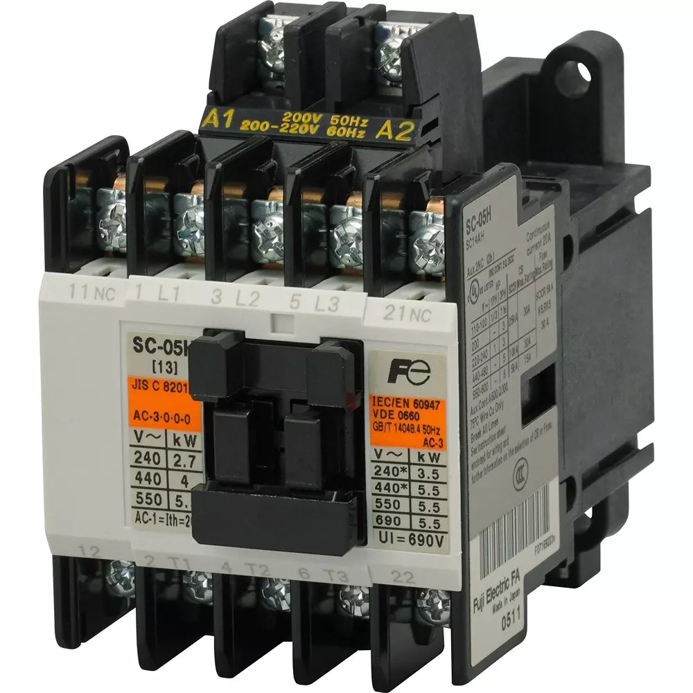 Fuji Electric Magnetic Contactor 2B COnfiguration, SC-05H AC200V 2B