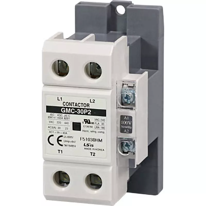 LS Electric Magnetic Contactor AC220 Rated Operating Voltage 2 W Power Consumption 100 V Rated Coil, GMC-30P2-AC100VPD
