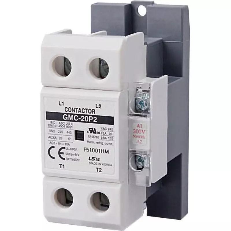 LS Electric Magnetic Contactor AC440 Rated Operating Voltage 2 W Power Consumption 200 V Rated Coil, GMC-20P2-AC200VPD