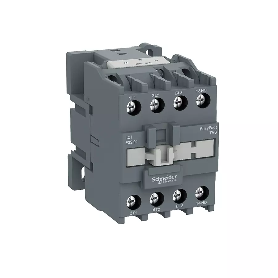 Schneider Electric EasyPact 3 Pole 380 A at 440 V AC TVS Contactor, LC1E3810N5WB