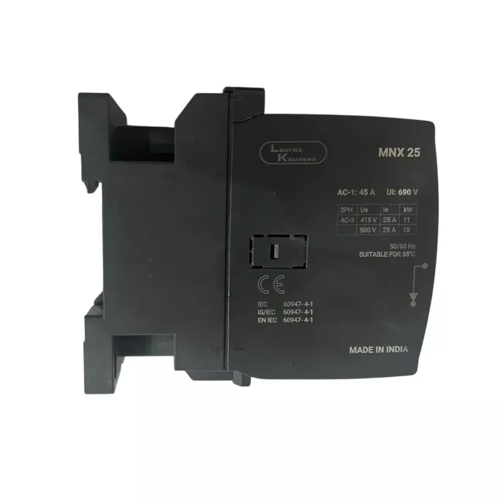 L&T [ Lauritz Knudsen ] 25A 3 Pole 240V MNX 25 Power Contactor, CS94110BOOO