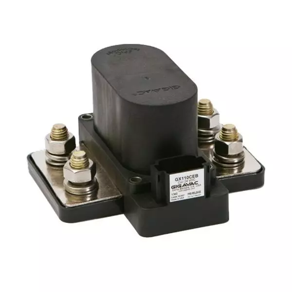 GIGAVAC Electromechanical Contactor DC Type Coil 1 Form X (SPST-NO-DM) 12 V DC 1 kA, GX110BEB