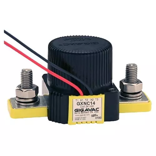 GIGAVAC Electromechanical Contactor DC Type Coil 1 Form X (SPST-NO-DM) 24 V DC 350 Amp, GXNC14CB