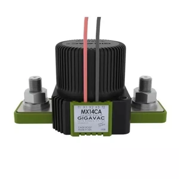 GIGAVAC Electromechanical Contactor DC Type Coil 1 Form X (SPST-NO-DM) 24 V DC 400 Amp, MX14CA