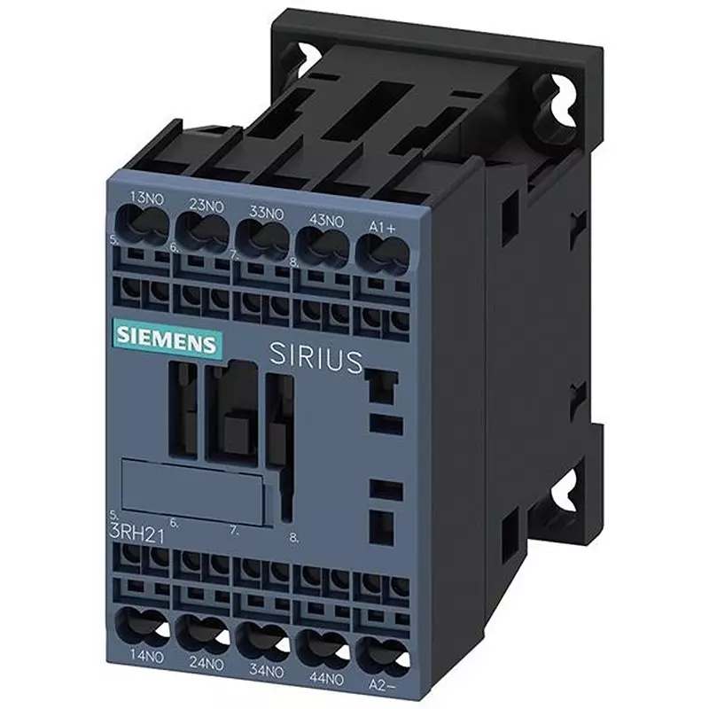 Siemens Electromechanical Contactor DC Type Coil 4 Form A (4PST-NO) 48 V DC 10 Amp, 3RH21402BW40