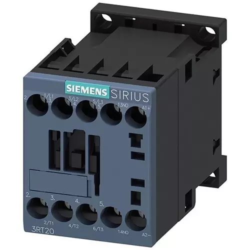Siemens Electromechanical Contactor DC Type Coil 1 Form A (SPST-NO) 24 V DC 7 Amp, 3RT20151KB41
