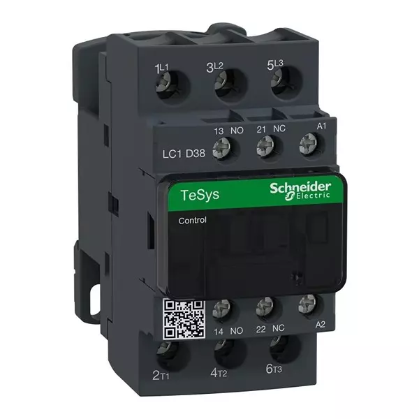 SCHNEIDER ELECTRIC Contactor, 18.5Kw, 110Vac, Lc1D38F7