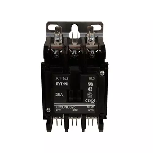 EATON Electromechanical Contactor AC Type Coil 208 V AC to 240 V AC 30 Amp, C25DND330B