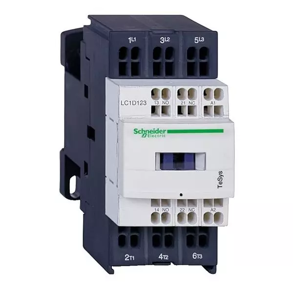 Schneider Electric Electromechanical Contactor DC Type Coil 3 NO 24 V DC 18 Amp, LC1D183BD