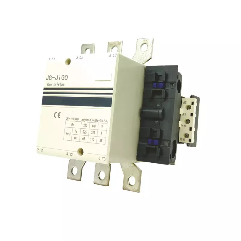 JIGO JG2 Seies Power Contactor 380 A Conventional Current and 6x10⁶ Operations Mechanical Life, JG2-330