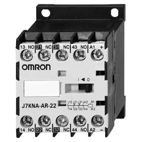 Omron Electromechanical Contactor 4 Form A (4PST-NO) 24 V DC 3 Amp DC Type, J7KNA-AR-22 24VS
