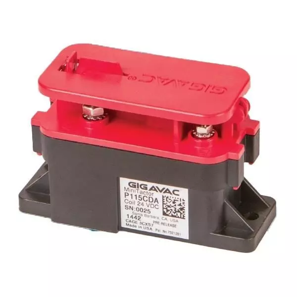 GIGAVAC Electromechanical Contactor DC Type Coil 1 Form Y (SPST-NC) 24 V DC 30 Amp, PNC113CDA