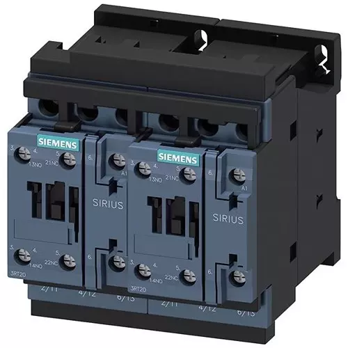 Siemens Electromechanical Contactor AC Type Coil 3 Form A (3PST-NO) 110 V AC, 120 V AC 25 Amp, 3RA23268XB301AK6