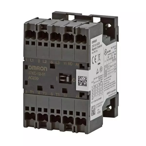 Omron Electromechanical Contactor 3 Form A (3PST-NO) 24 V AC 15 Amp, J7KC-12-01 AC24