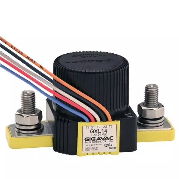 GIGAVAC Electromechanical Contactor DC Type Coil 1 Form X (SPST-NO-DM) 24 V DC 350 Amp, GXL14C1B