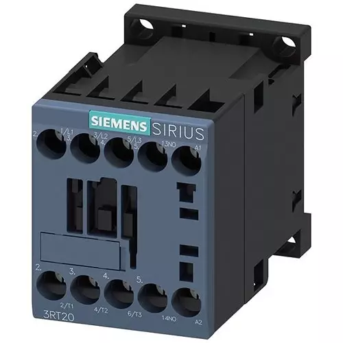 Siemens Electromechanical Contactor AC Type Coil 1 Form A (SPST-NO) 110 V AC, 120 V AC 16 Amp, 3RT20181AK610UA0