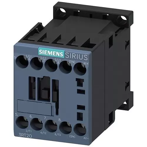 Siemens Electromechanical Contactor DC Type Coil 1 Form B (SPST-NC) 24 V DC 9 Amp, 3RT20161KB42