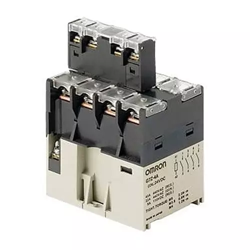 Omron Electromechanical Contactor 4 Form A (4PST-NO) 24 V DC 40 Amp DC Type, G7Z-4A-11Z-RDC24