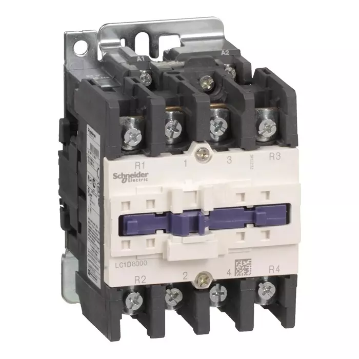 SCHNEIDER ELECTRIC Contactor, 4No, 125A, 230Vac, Lc1D80004P7