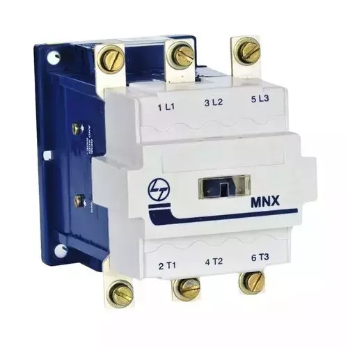 L&T MNX95 Power Contactor 3 Pole 95 A 415 V AC 2 NO + 2 NC, CS94136DOOO