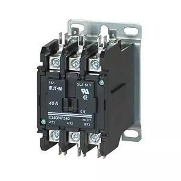EATON Electromechanical Contactor AC Type Coil 1 NO 110 V AC to 120 V AC 40 Amp, C25DNF340A