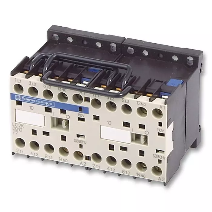 SCHNEIDER ELECTRIC Contactors CONTACTOR, REVERSING, 4KW, 110VAC, LC2K0910F7