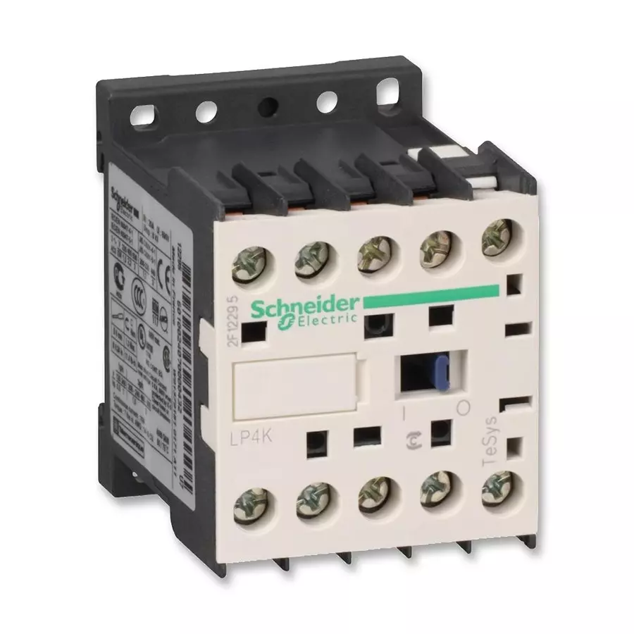SCHNEIDER ELECTRIC Contactors CONTACTOR, 3PST-NO, 24VDC, DINRAIL, LP4K0601BW3