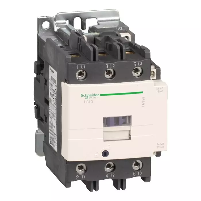 SCHNEIDER ELECTRIC Contactors CONTACTOR, 3PST-NO, 110V, DINRAIL/PANEL, LC1D80F7