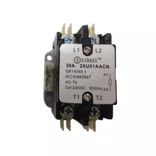 Sibass Electric Definite Purpose Contactor 2 Pole AC Type with CE Mark, SE-2XU01AACN (Pack of 100)