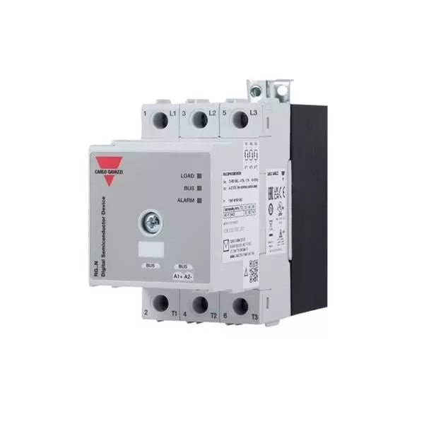 Carlo Gavazzi RGC2P Solid State Contactor DIN Rail Mount 61 Amp, RGC2P60CM25KEN