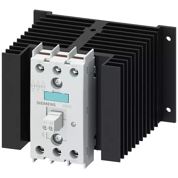 Siemens 3RF4 Solid State Contactor Chassis Mount 40 Amp 48 V AC to 600 V AC, 3RF24401AC45