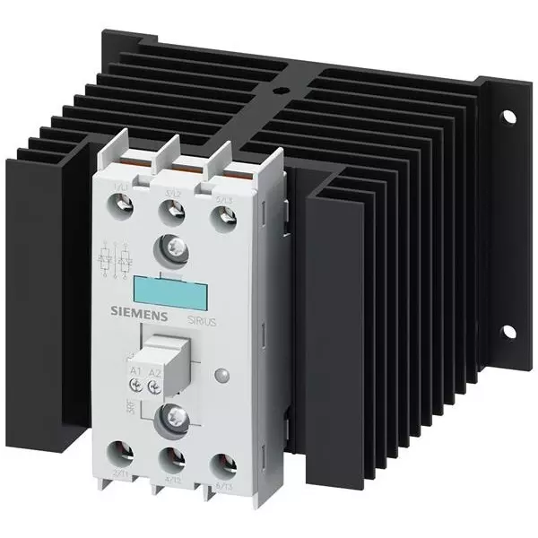 Siemens 3RF4 Solid State Contactor Chassis Mount 50 Amp 48 V AC to 600 V AC, 3RF24501AB45