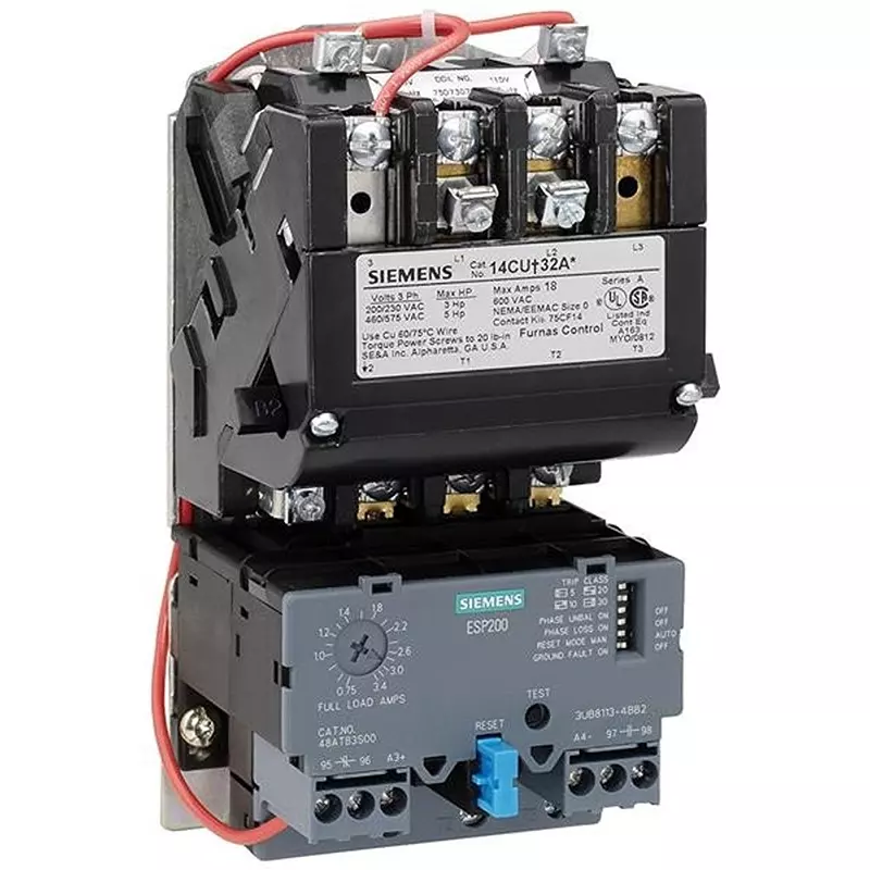 Siemens Class 14 Solid State Contactors Starter Chassis Mount 3.4 Amp 600 V AC, 14CUB32AF