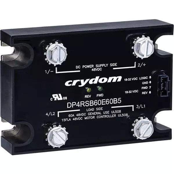 Crydom DP4R Solid State Contactor Chassis Mount 60 Amp 1 V DC to 48 V DC, DP4R60D60