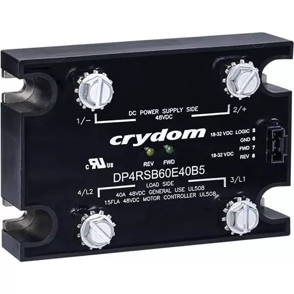 Crydom DP4R Solid State Contactor Chassis Mount 40 Amp 1 V DC to 48 V DC, DP4R60E40