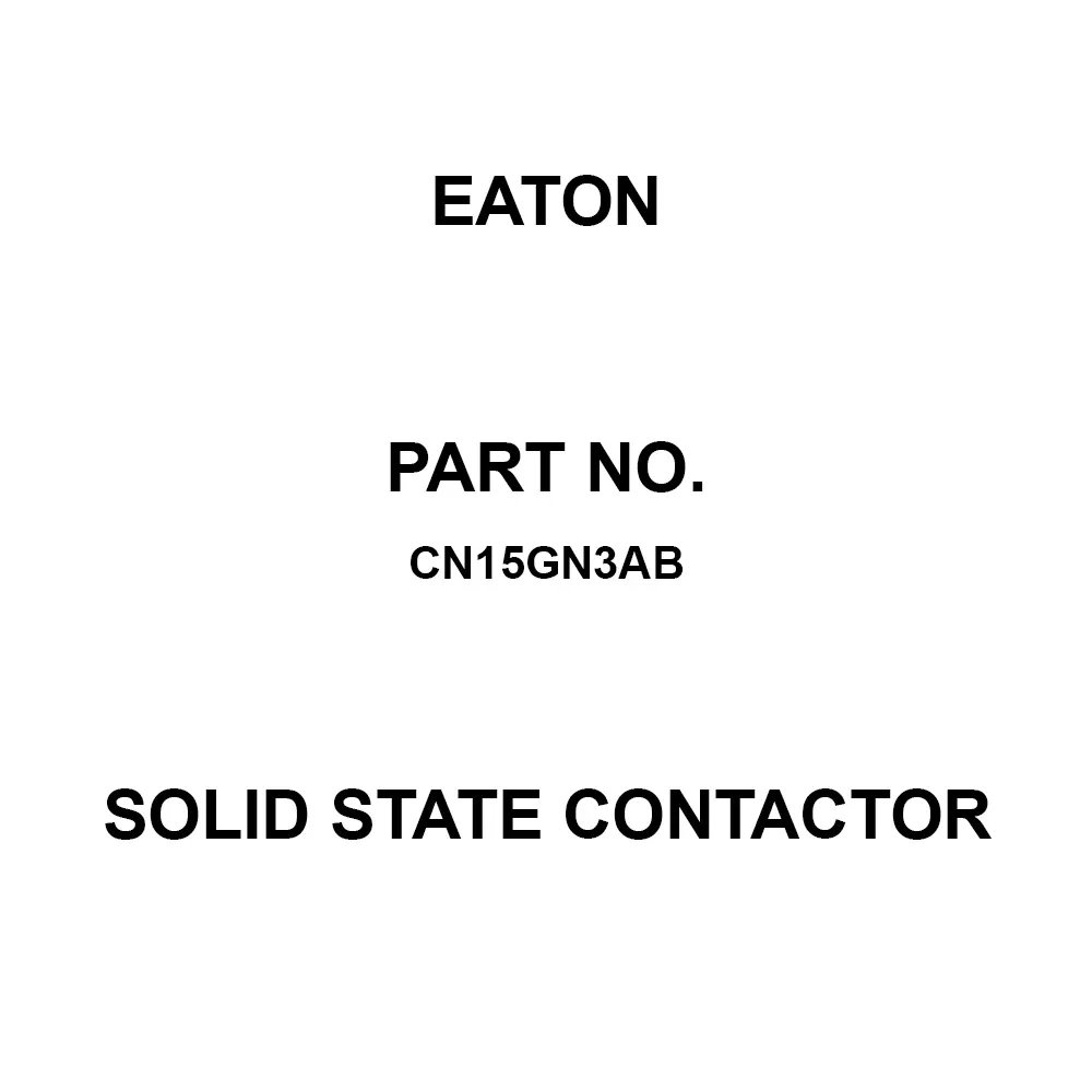 EATON Solid State Contactor Chassis Mount, CN15GN3AB