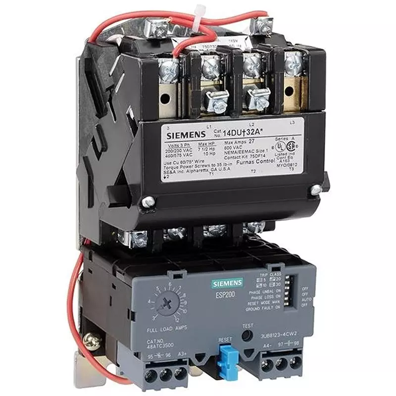 Siemens Class 14 Solid State Contactor Chassis Mount 3.4 Amp 600 V AC, 14DUB32AF