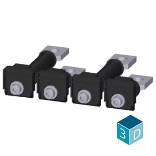 siemens-sentron-3va-series-4-pcs-rear-terminal-set-flat-design-accessory-for-4-pole-3va13-14-400a-630a-mccb-3va9404-0qe00