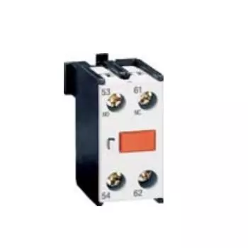 L&T [ Lauritz Knudsen ] 1 NO + 1 NC Top Mounting Add On Auxiliary Contact Block for MDX 9-110, CS96568