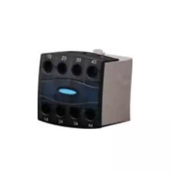 L&T [ Lauritz Knudsen ] 3 NO + 1 NC Front Mounting Add On Auxiliary Contact Block for MO 9-110/MO0, CS94595