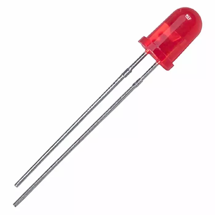 Lite-On 2.6 V Red LED 5 mm Through Hole, LTL-307P (Pack of 100)