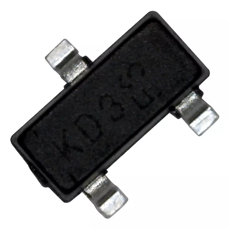 DIODES INC. DIODE, DUAL ZENER, 3.3V, 0.3W, SOT23, AZ23C3V3-7-F (Pack of 5 Pcs)