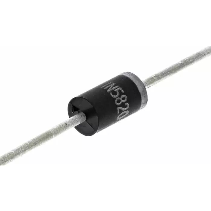 Vishay Schottky Diode 20 V 3 Amp 2 Pin DO-201AD, 1N5820-E3/54 (Pack of 1400)