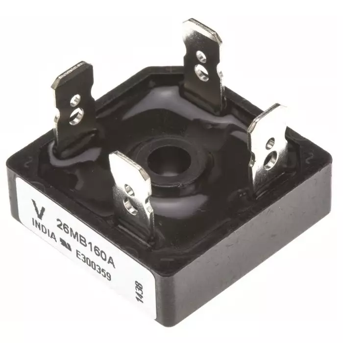 Vishay Bridge Rectifier Screw Mount 1600 V Peak Reverse Repetitive Voltage , VS-26MB160A